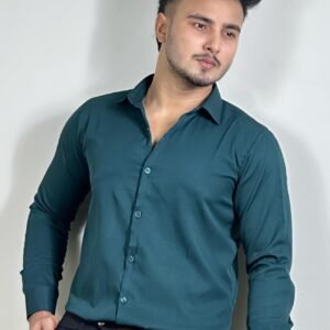 বটল গ্রিন কালার শার্ট